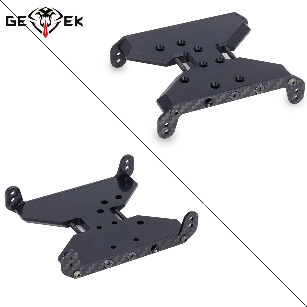 Crepe Pan Carbon - Placa de deslizamiento de chasis de