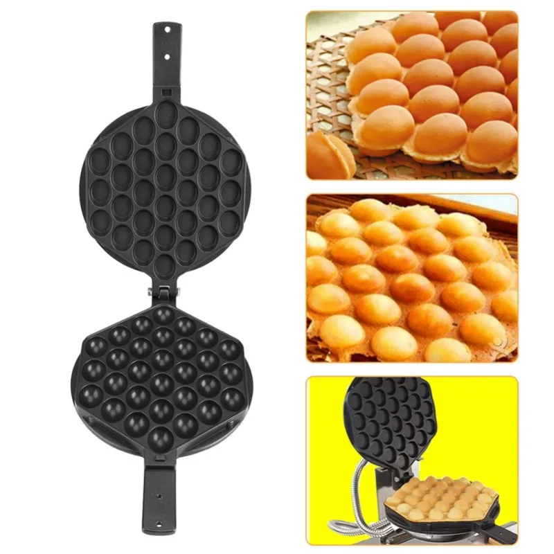Egg Waffle Pan - QQ-máquina para hacer gofres de huevos,