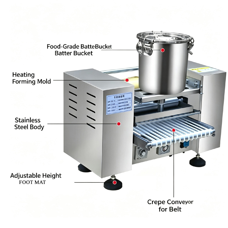 Máquina Comercial Automática p - Spring Roll Wrapper reseña y precio