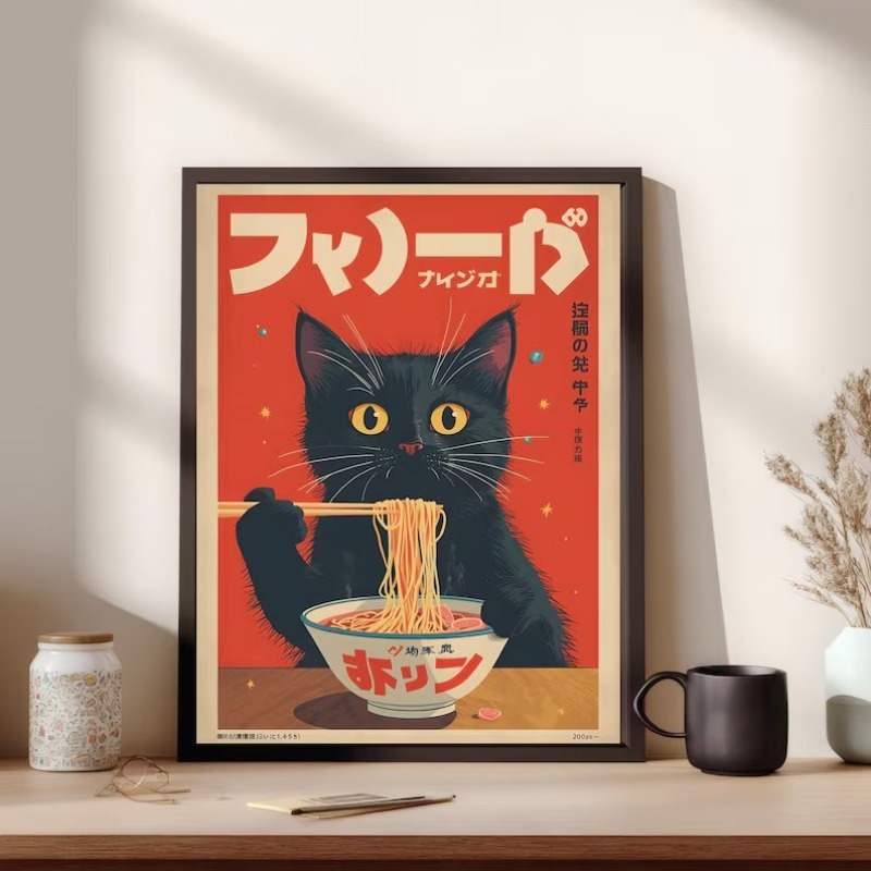 Póster de Lienzo Retro Japonés - Dim Sum Basket reseña y precio