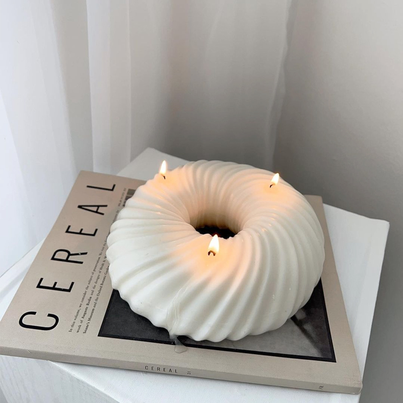 Molde de vela de silicona con  - Donut Mold Silicone reseña y precio