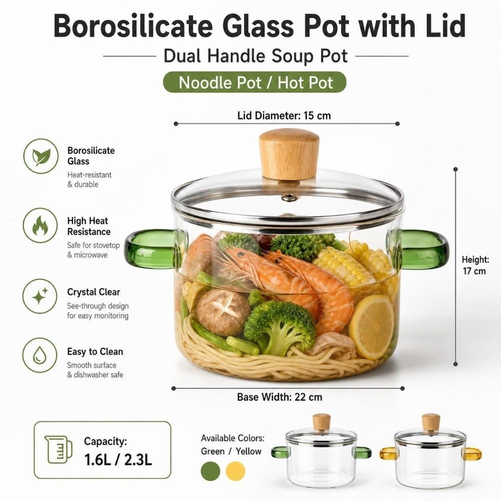 Olla de vidrio doméstica engro - Dim Sum Basket reseña y precio