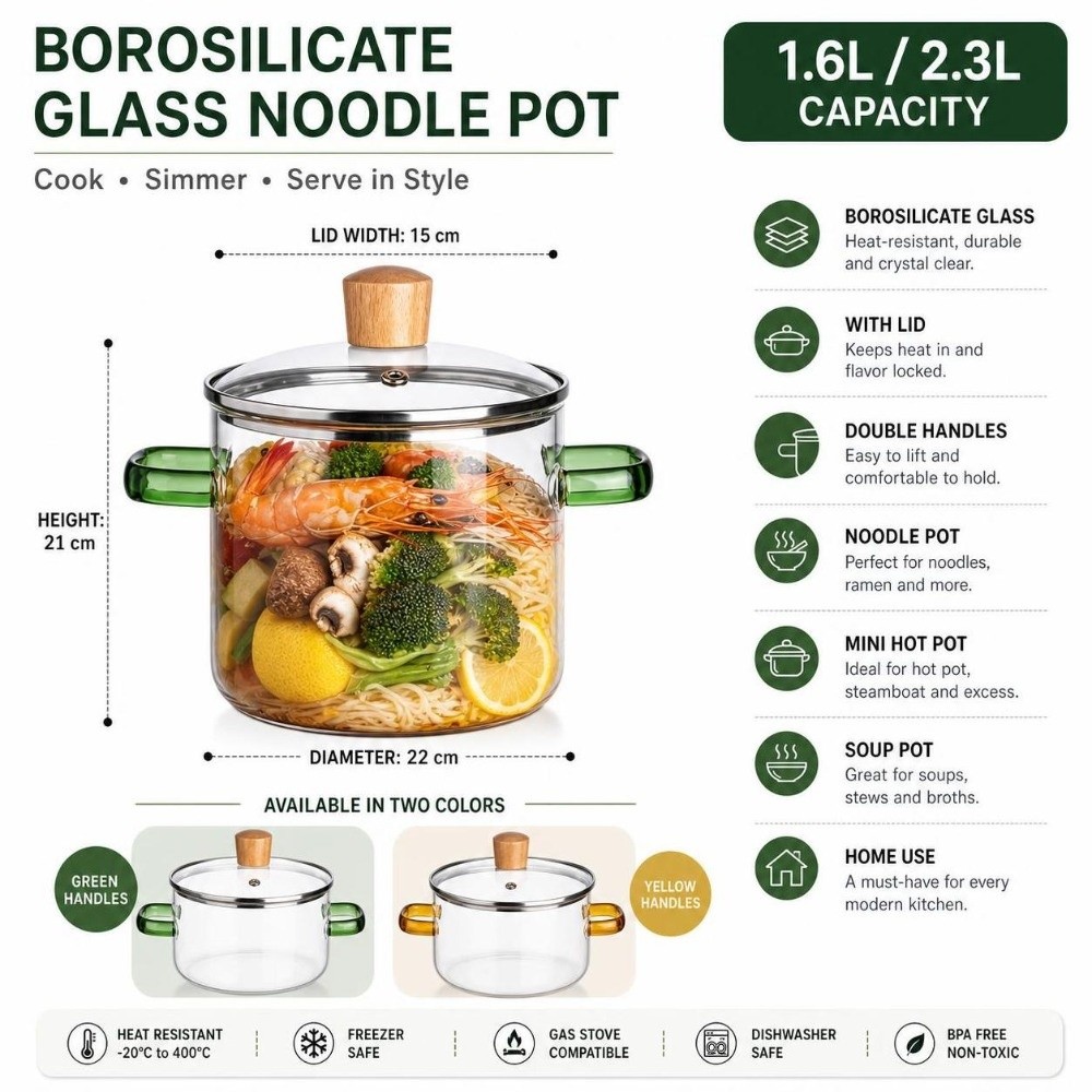 Olla de vidrio doméstica engro - Dim Sum Basket reseña y precio