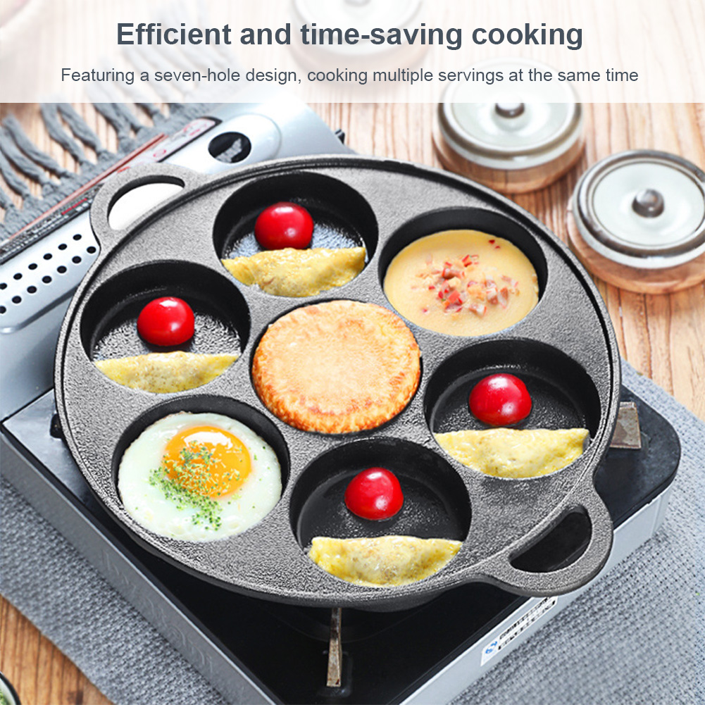 Sartén de hierro fundido antia - Egg Waffle Pan reseña y precio
