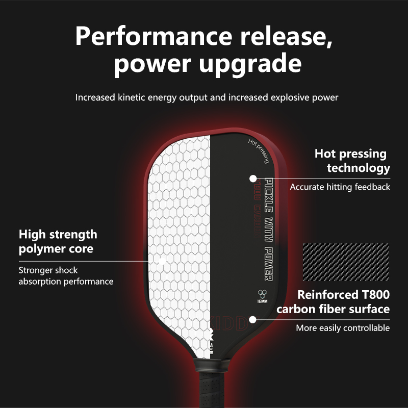 Pala de Pickleball de Fibra de - Crepe Pan Carbon reseña y precio