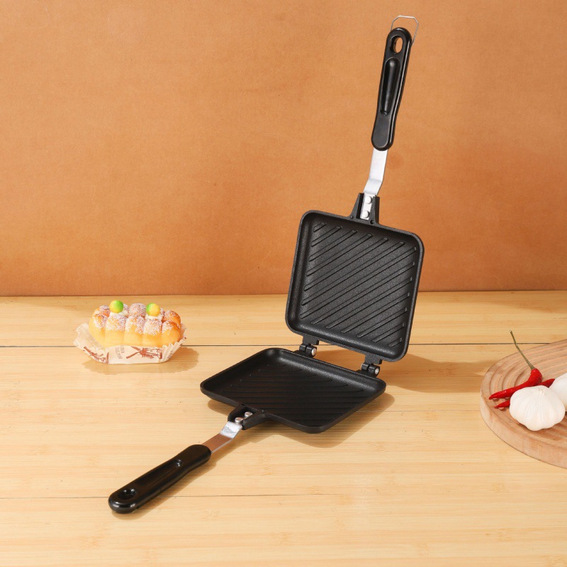 Sartén antiadherente de doble  - Egg Waffle Pan reseña y precio