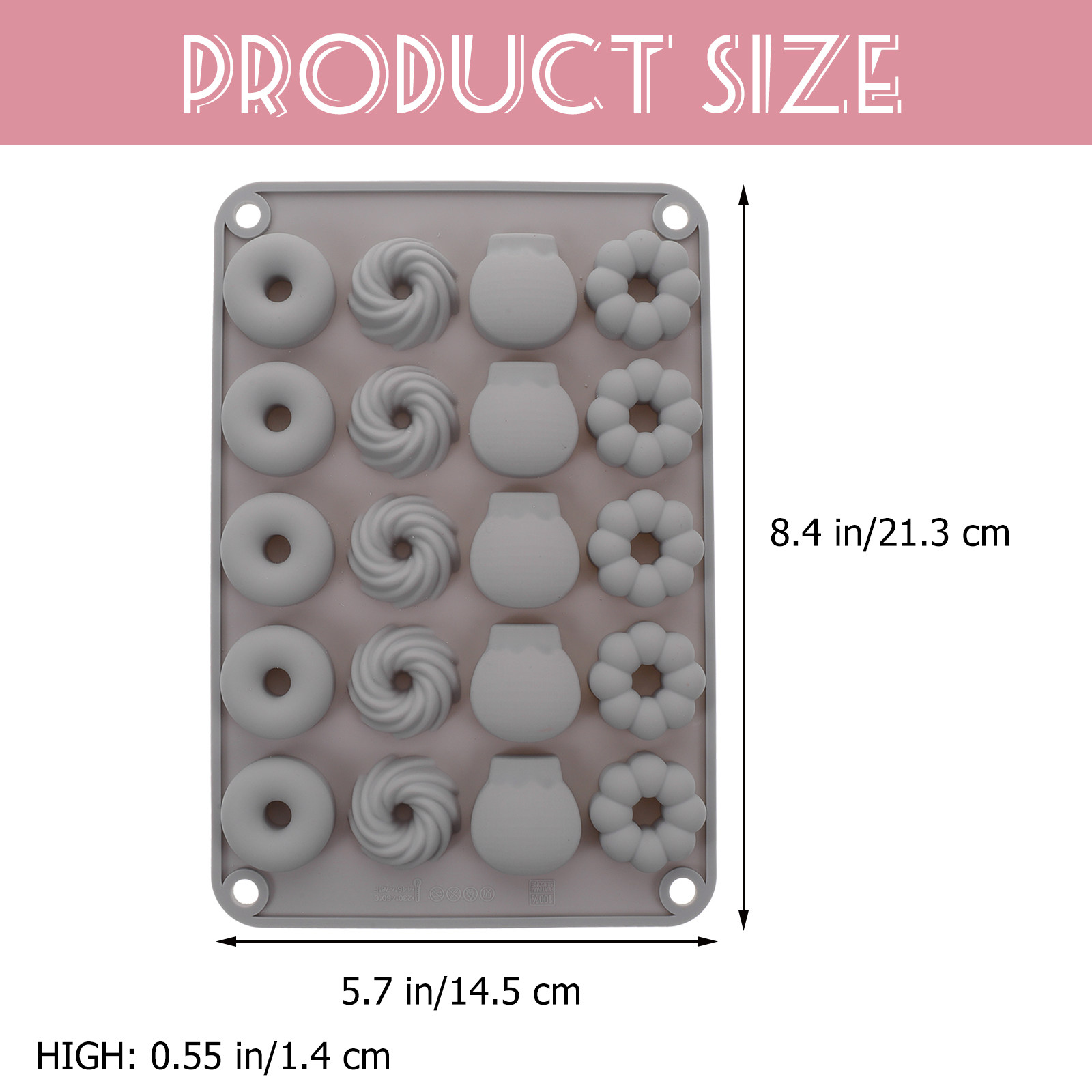 Molde de silicona para donuts  - Donut Mold Silicone reseña y precio