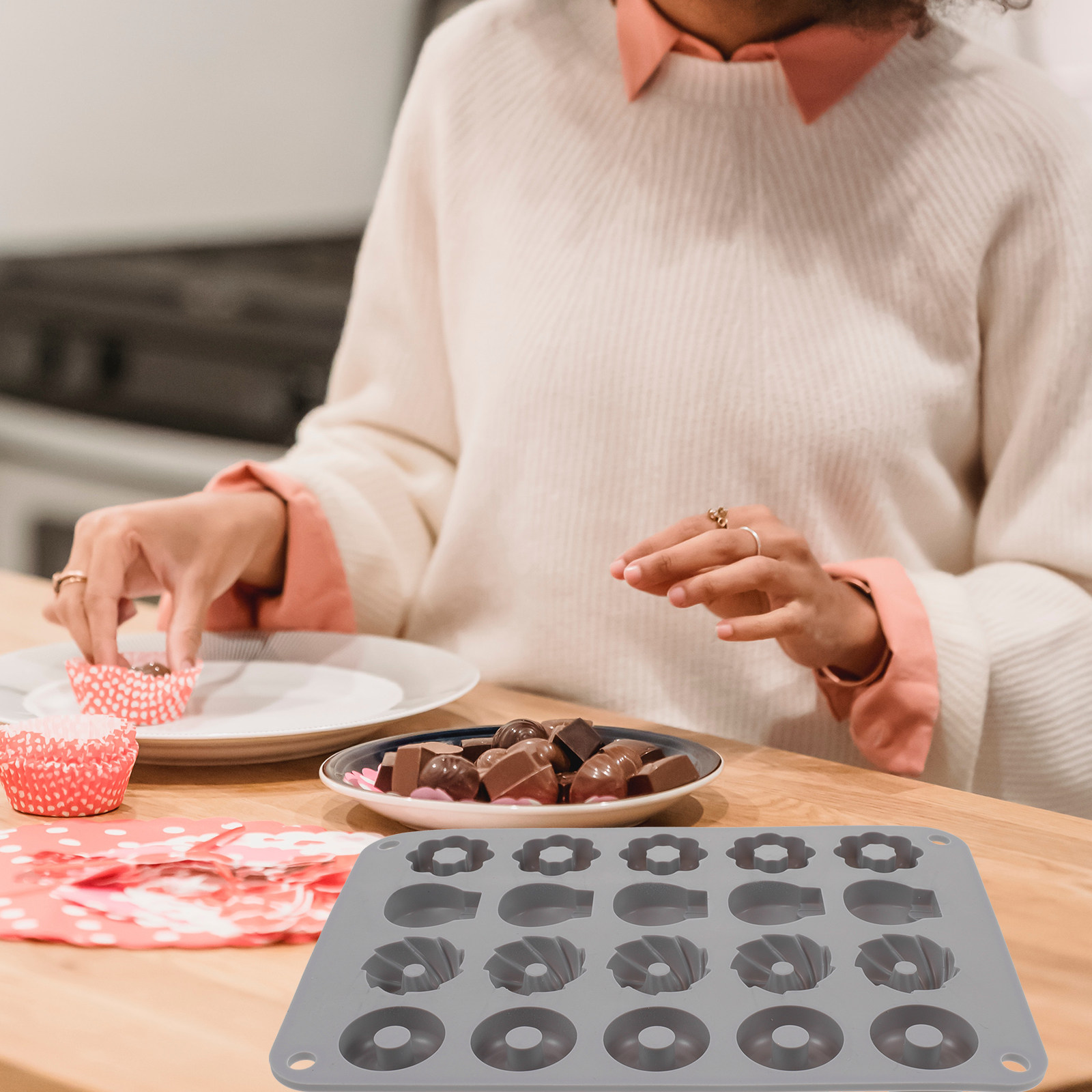 Molde de silicona para donuts  - Donut Mold Silicone reseña y precio